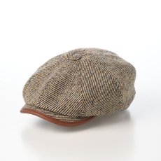 画像1: IRISH TWEED CASQUETTE（アイリッシュツイード キャスケット） ST236EU ベージュ (1)