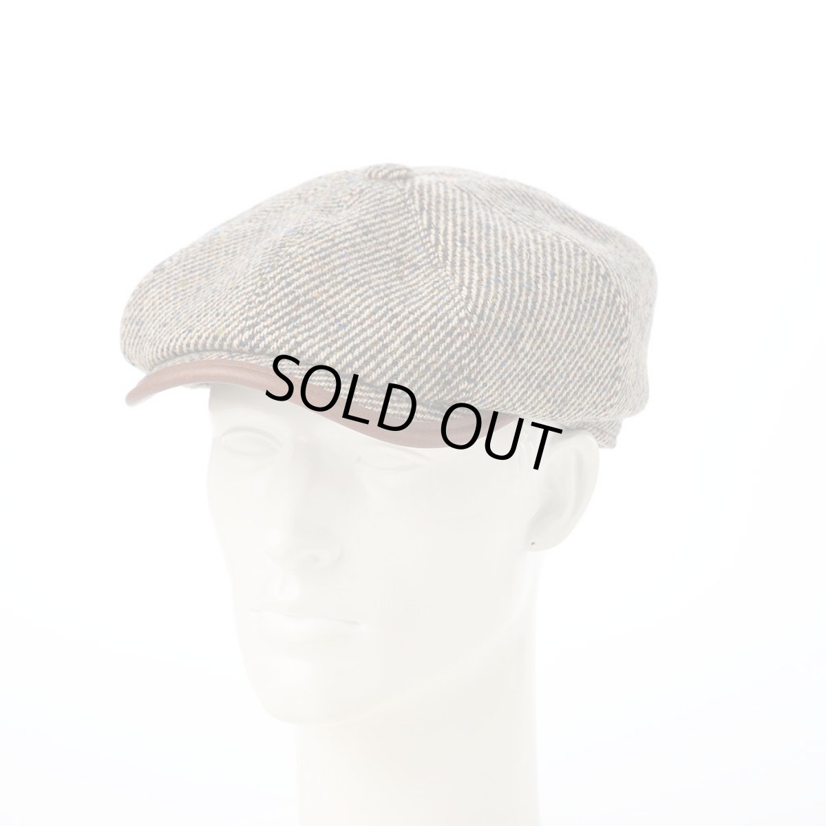 画像5: IRISH TWEED CASQUETTE（アイリッシュツイード キャスケット） ST236EU ベージュ (5)