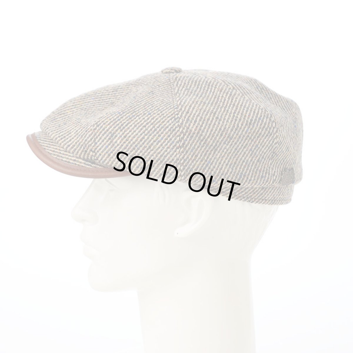 画像6: IRISH TWEED CASQUETTE（アイリッシュツイード キャスケット） ST236EU ベージュ (6)