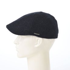 画像6: SHETLAND LAMBS WOOL HUNTING（シェットランドラムズウール ハンチング） ST238EU ネイビー (6)