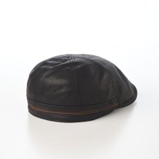 画像2: NUBACK LEATHRE 6P HUNTING（ヌバックレザー 6P ハンチング） ST242EU ブラック (2)