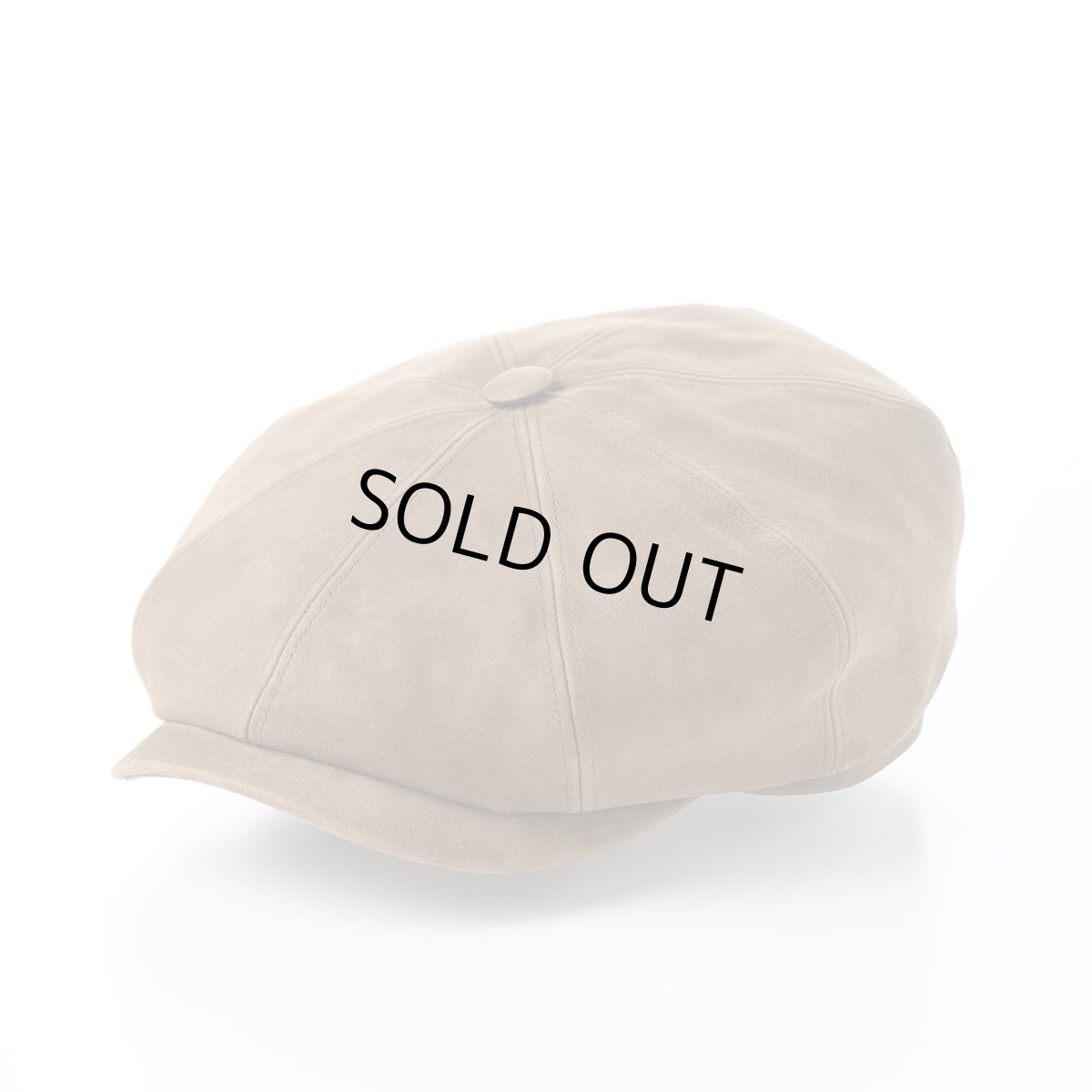 画像1: GOAT SUEDE CASQUETTE（ゴートスエード キャスケット） ST243EU ブラウン (1)