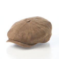 画像1: GOAT SUEDE CASQUETTE（ゴートスエード キャスケット） ST243EU ブラウン (1)