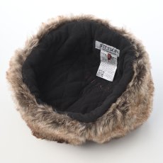 画像6: NUBACK LEATHRE BOMBER CAP（ヌバックレザー ボンバーキャップ） ST244 ブラック (6)