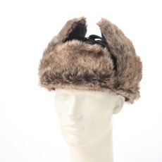 画像7: NUBACK LEATHRE BOMBER CAP（ヌバックレザー ボンバーキャップ） ST244 ブラック (7)