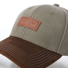 画像3: BASEBALL CAP COTTON LEATHRE（ベースボールキャップ コットンレザー） ST250EU ブラウン (3)