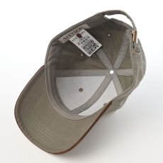画像4: BASEBALL CAP COTTON LEATHRE（ベースボールキャップ コットンレザー） ST250EU ブラウン (4)