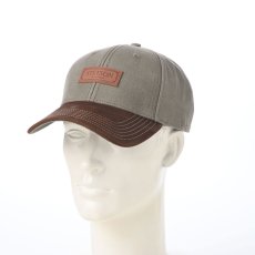 画像5: BASEBALL CAP COTTON LEATHRE（ベースボールキャップ コットンレザー） ST250EU ブラウン (5)