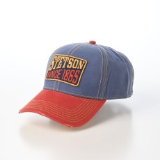画像1: BASEBALL CAP COTTON VINTAGE（ベースボールキャップ コットン ヴィンテージ） ST251EU ブルー (1)