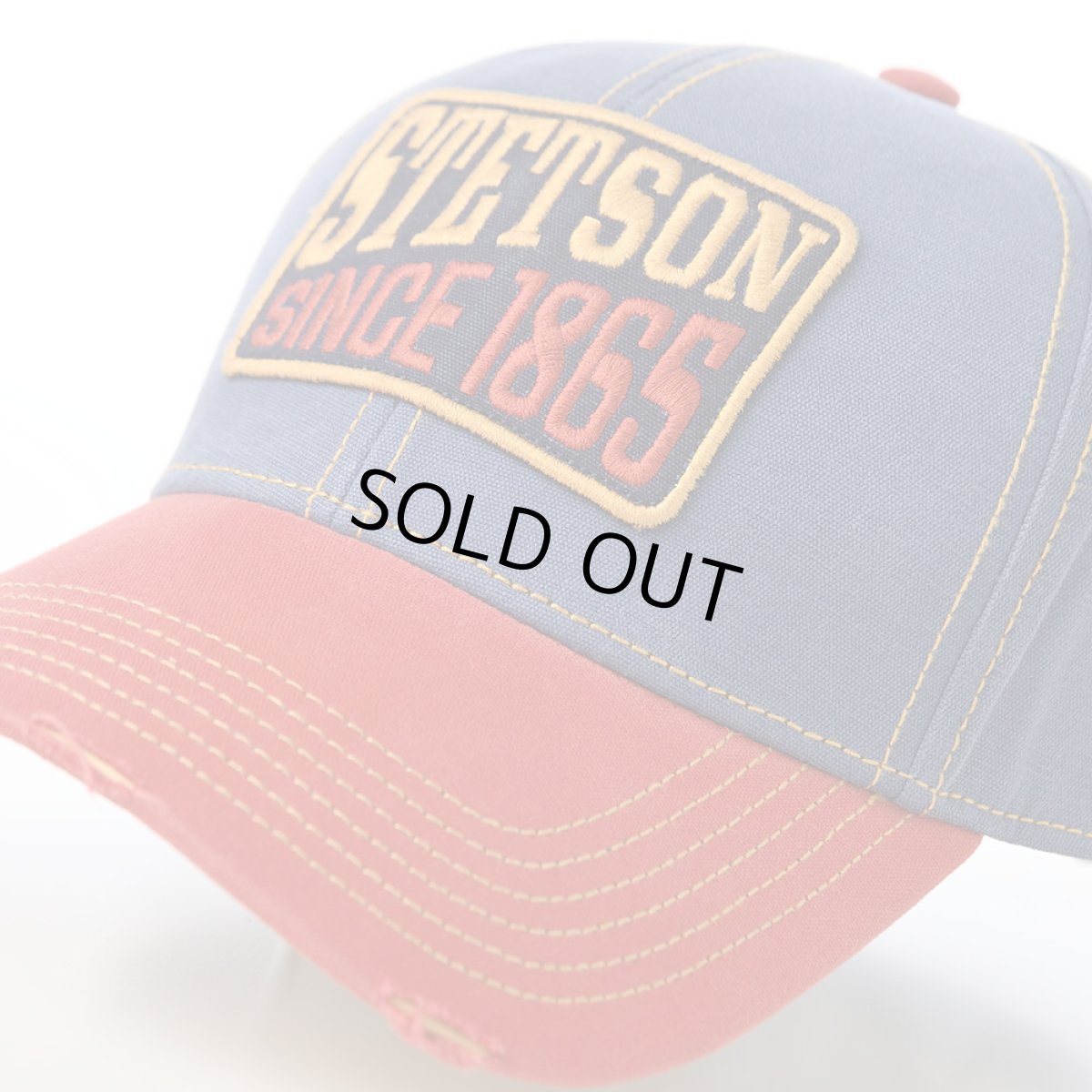 画像3: BASEBALL CAP COTTON VINTAGE（ベースボールキャップ コットン ヴィンテージ） ST251EU ブルー (3)