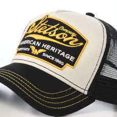 画像3: TRUCKER CAP AMERICN HERITAGE（トラッカーキャップ アメリカンヘリテージ） ST255EU ブラック (3)