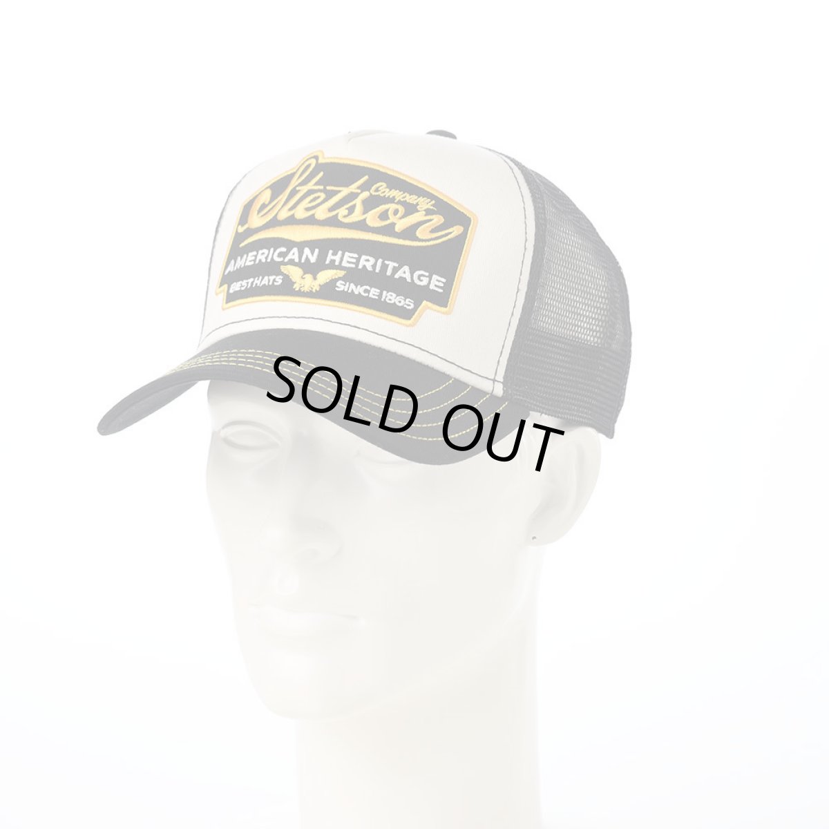 画像5: TRUCKER CAP AMERICN HERITAGE(トラッカーキャップ アメリカンヘリテージ) ST255EU ブラック (5)