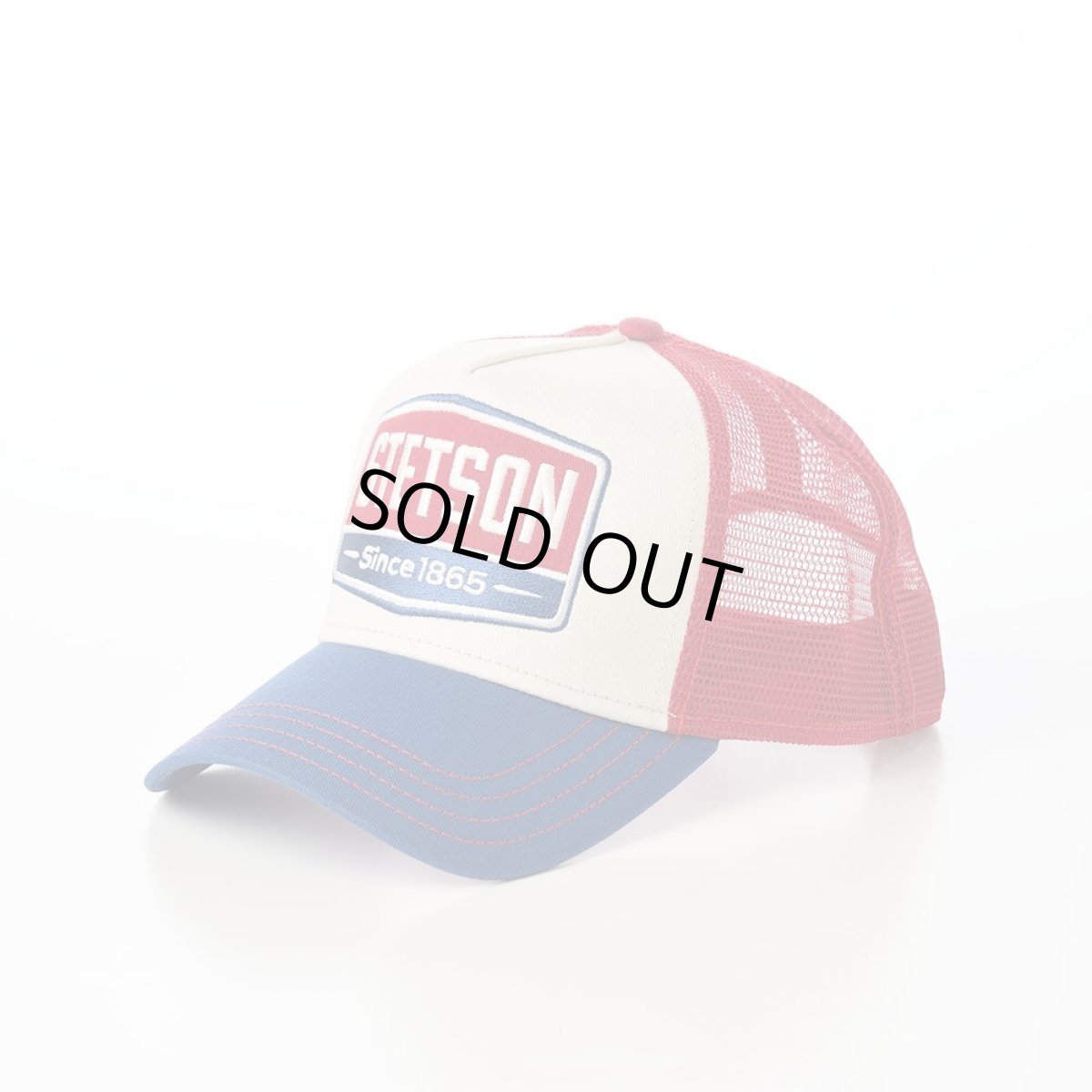 画像1: TRUCKER CAP GAS STATION（トラッカーキャップ ガスステーション） ST256EU ブルー (1)