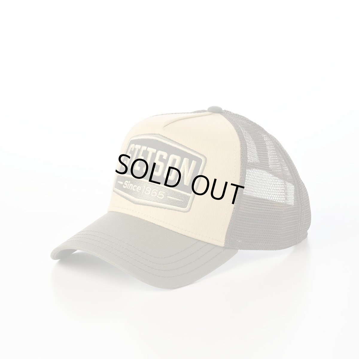 画像1: TRUCKER CAP GAS STATION（トラッカーキャップ ガスステーション） ST256EU グリーン (1)