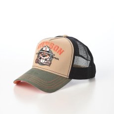 画像1: TRUCKER CAP FOREST PATROL（トラッカーキャップ フォレストパトロール） ST257EU カーキ (1)