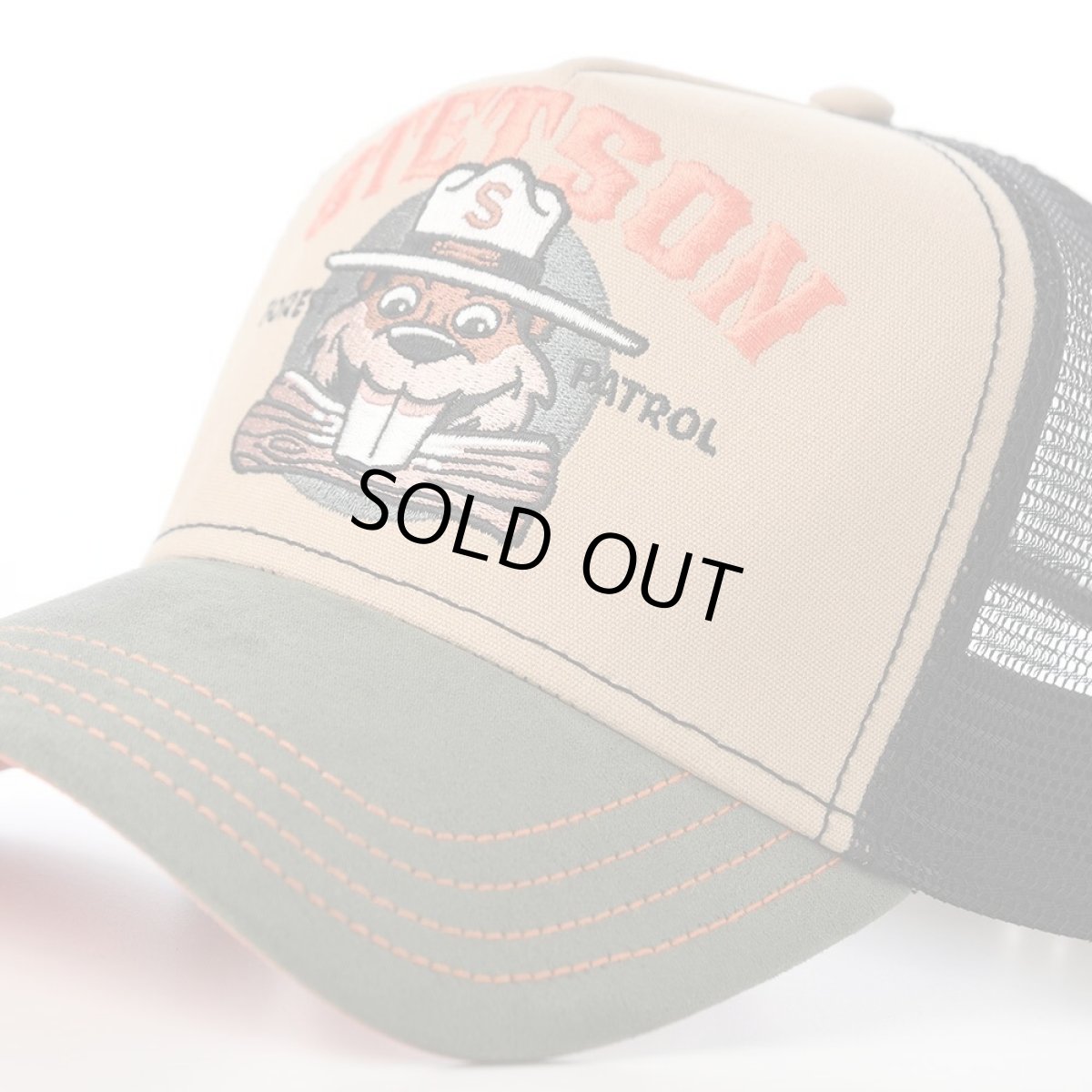 画像3: TRUCKER CAP FOREST PATROL(トラッカーキャップ フォレストパトロール) ST257EU カーキ (3)