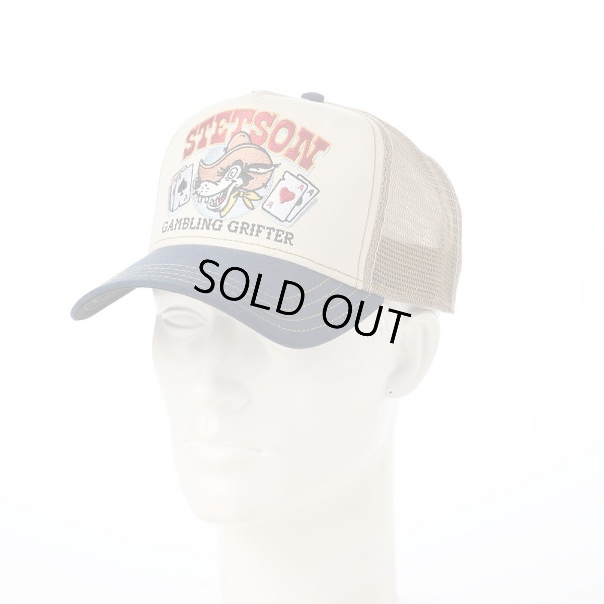 画像5: TRUCKER CAP GAMBLING GRIFTER(トラッカーキャップ ギャンブリンググリフター) ST258EU ネイビー (5)
