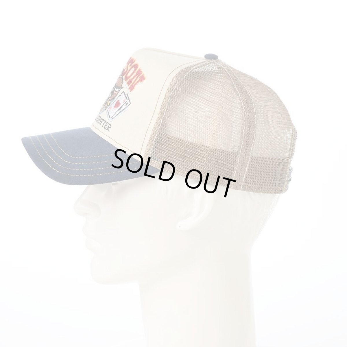 画像6: TRUCKER CAP GAMBLING GRIFTER(トラッカーキャップ ギャンブリンググリフター) ST258EU ネイビー (6)