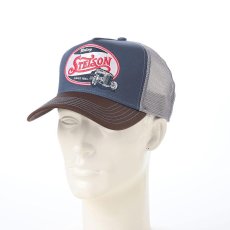 画像5: TRUCKER CAP RIDING HOT ROD（トラッカーキャップ ライディング ホットロッド） ST260EU ブラウン (5)