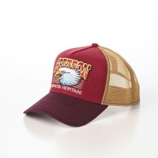 画像1: TRUCKER CAP EAGLE HEAD（トラッカーキャップ イーグルヘッド） ST261EU ワイン (1)