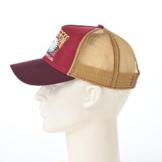 画像6: TRUCKER CAP EAGLE HEAD（トラッカーキャップ イーグルヘッド） ST261EU ワイン (6)