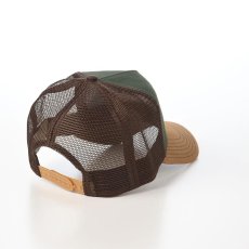画像2: TRUCKER CAP LUMBERJACK（トラッカーキャップ ランバージャック） ST263EU キャメル (2)