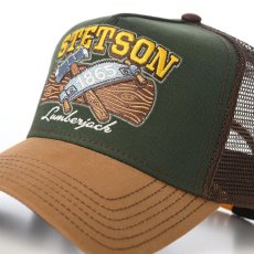 画像3: TRUCKER CAP LUMBERJACK（トラッカーキャップ ランバージャック） ST263EU キャメル (3)