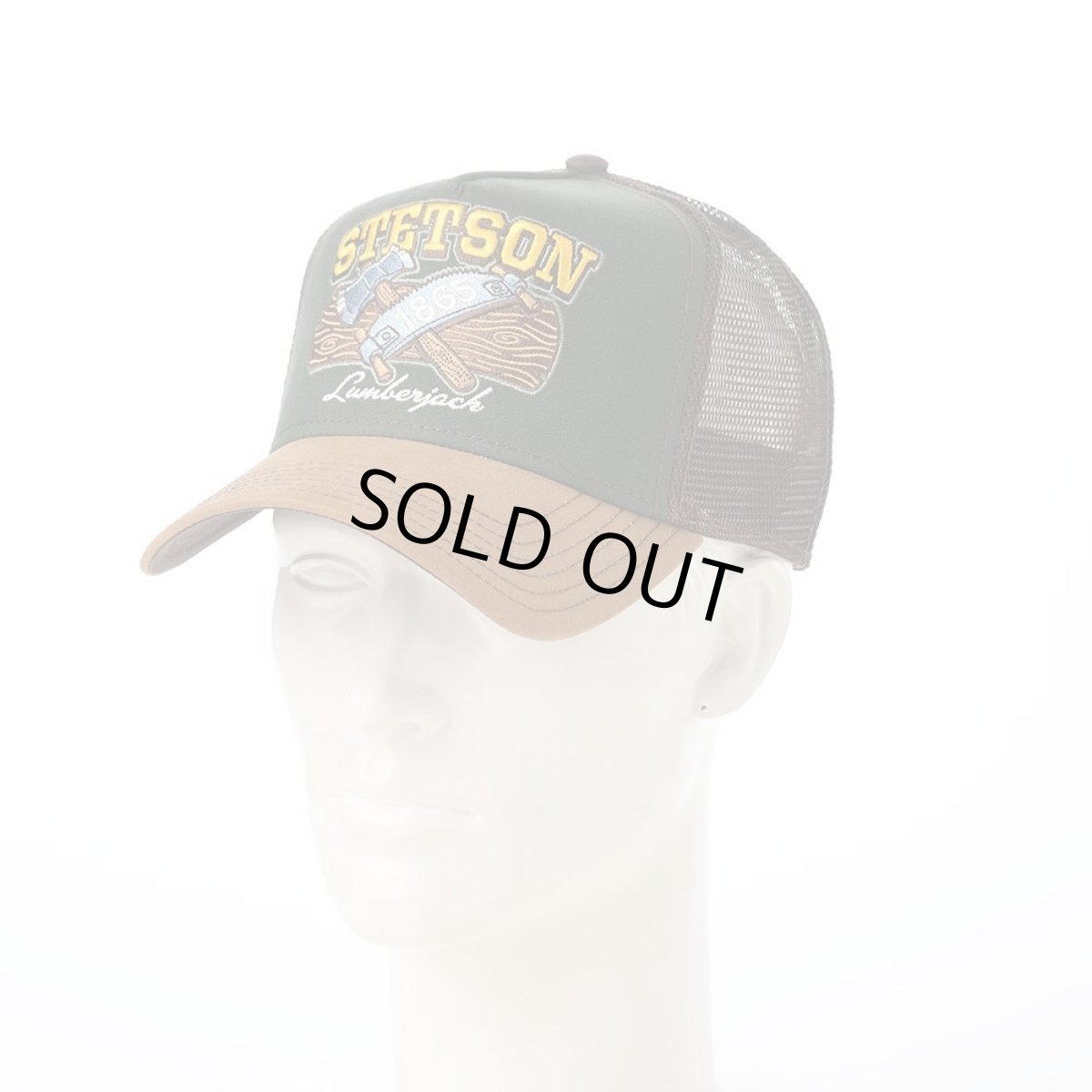 画像5: TRUCKER CAP LUMBERJACK（トラッカーキャップ ランバージャック） ST263EU キャメル (5)