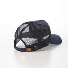 画像2: TRUCKER CAP VINTAGE BRUSHED TWILL（トラッカーキャップ ヴィンテージブラッシュツイル） ST264EU ネイビー (2)