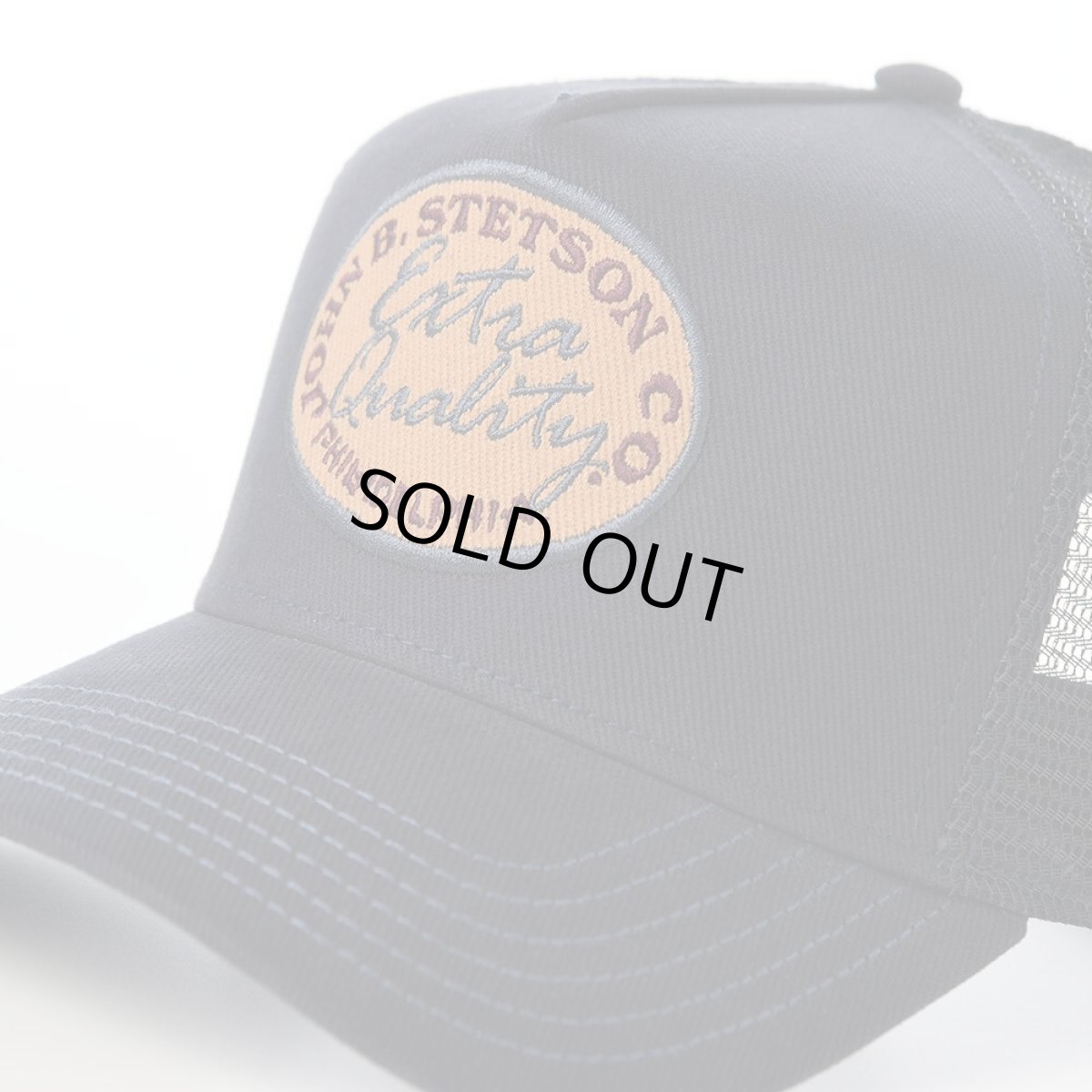 画像3: TRUCKER CAP VINTAGE BRUSHED TWILL(トラッカーキャップ ヴィンテージブラッシュツイル) ST264EU ネイビー (3)