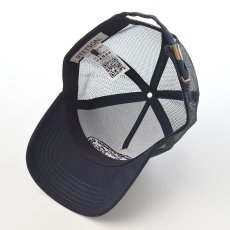 画像4: TRUCKER CAP VINTAGE BRUSHED TWILL（トラッカーキャップ ヴィンテージブラッシュツイル） ST264EU ネイビー (4)