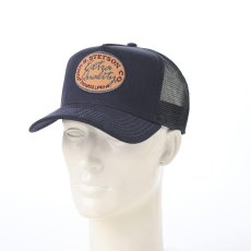 画像5: TRUCKER CAP VINTAGE BRUSHED TWILL（トラッカーキャップ ヴィンテージブラッシュツイル） ST264EU ネイビー (5)