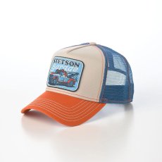 画像1: TRUCKER CAP STETSON's GARAGE（トラッカーキャップ ステットソンズ ガレージ） ST265EU オレンジ (1)