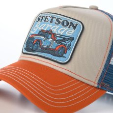 画像3: TRUCKER CAP STETSON's GARAGE（トラッカーキャップ ステットソンズ ガレージ） ST265EU オレンジ (3)