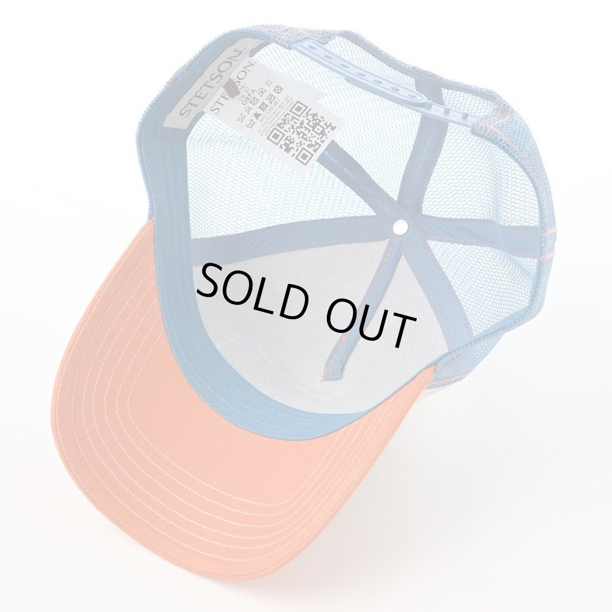 画像4: TRUCKER CAP STETSON's GARAGE(トラッカーキャップ ステットソンズ ガレージ) ST265EU オレンジ (4)