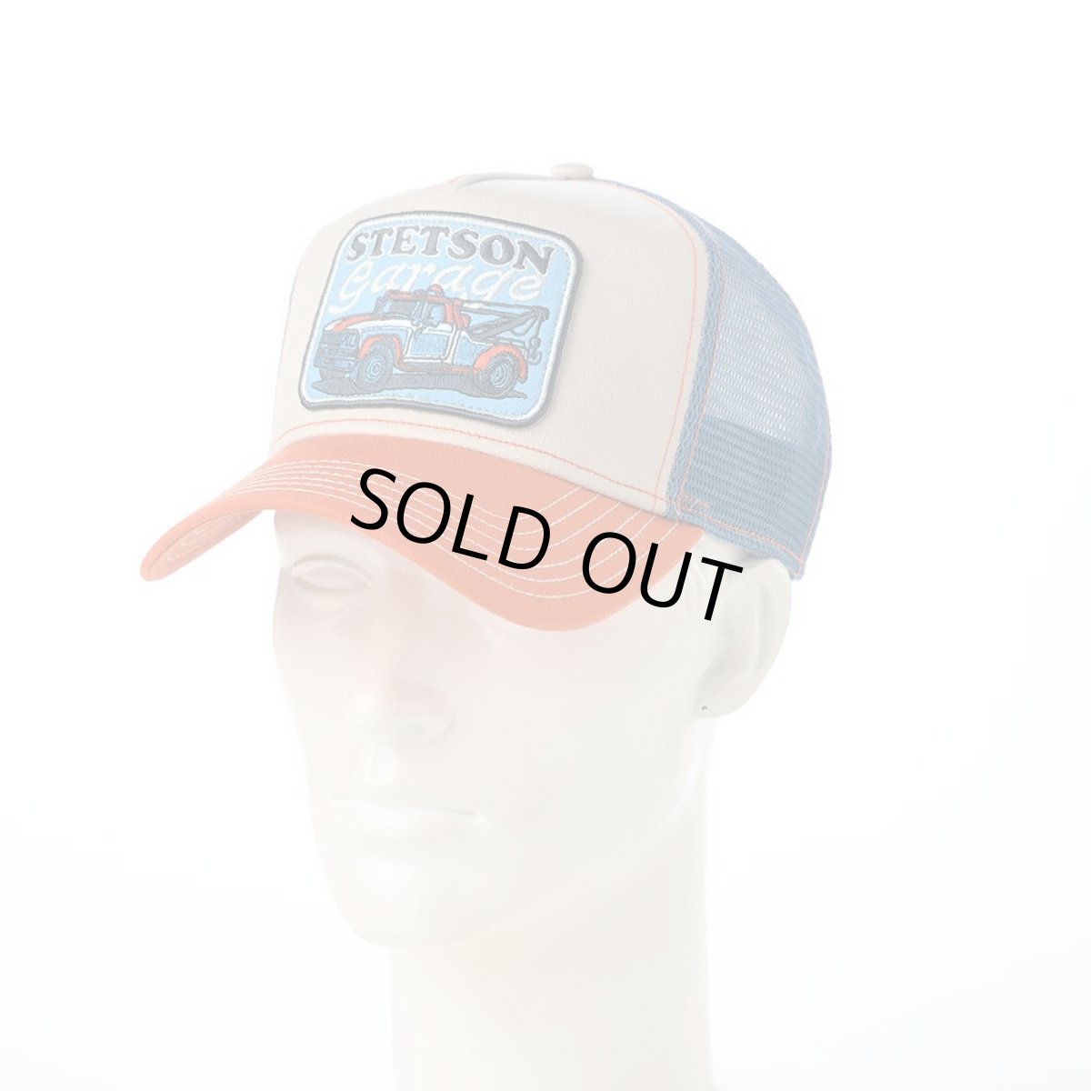 画像5: TRUCKER CAP STETSON's GARAGE(トラッカーキャップ ステットソンズ ガレージ) ST265EU オレンジ (5)