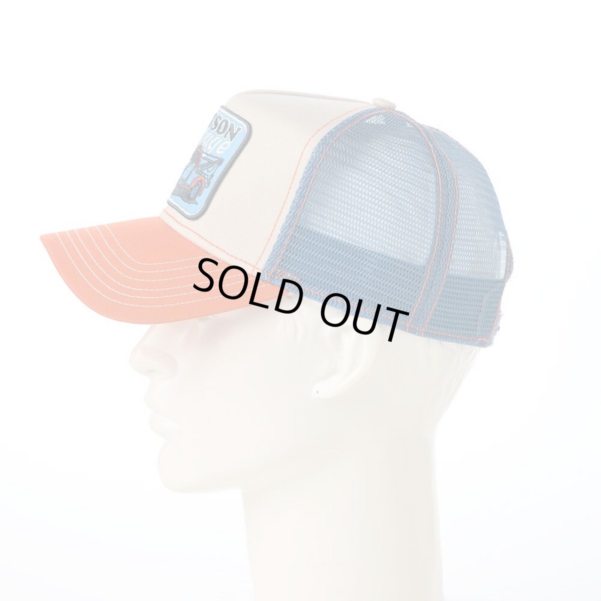 画像6: TRUCKER CAP STETSON's GARAGE(トラッカーキャップ ステットソンズ ガレージ) ST265EU オレンジ (6)