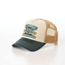 画像1: TRUCKER CAP KEEP ON TRUCKING（トラッカーキャップ キープオントラッキング） ST266EU グリーン (1)