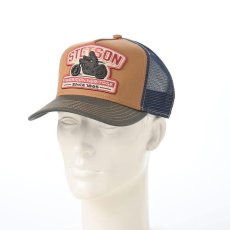 画像5: TRUCKER CAP MOTORCYCLE（トラッカーキャップ モーターサイクル） ST267EU ベージュ (5)