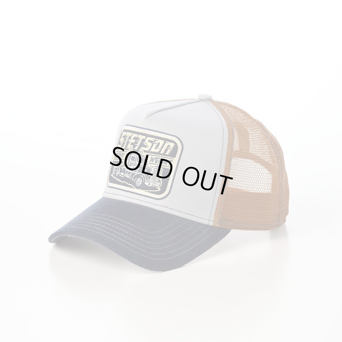 画像1: TRUCKER CAP HEAVY DUTY（トラッカーキャップ ヘビーデューティー） ST268EU ブルー (1)
