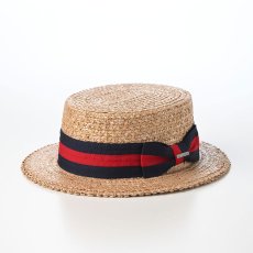 画像1: NATURAL STRAW BOTER HAT（ナチュラルストロー ボーターハット） ST271EU ナチュラル (1)
