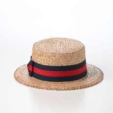 画像3: NATURAL STRAW BOTER HAT（ナチュラルストロー ボーターハット） ST271EU ナチュラル (3)