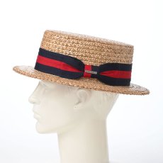 画像7: NATURAL STRAW BOTER HAT（ナチュラルストロー ボーターハット） ST271EU ナチュラル (7)