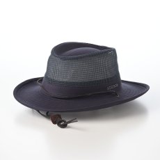 画像1: OUTDOOR AIR COTTON HAT（アウトドア エアコットン ハット） ST273EU ネイビー (1)