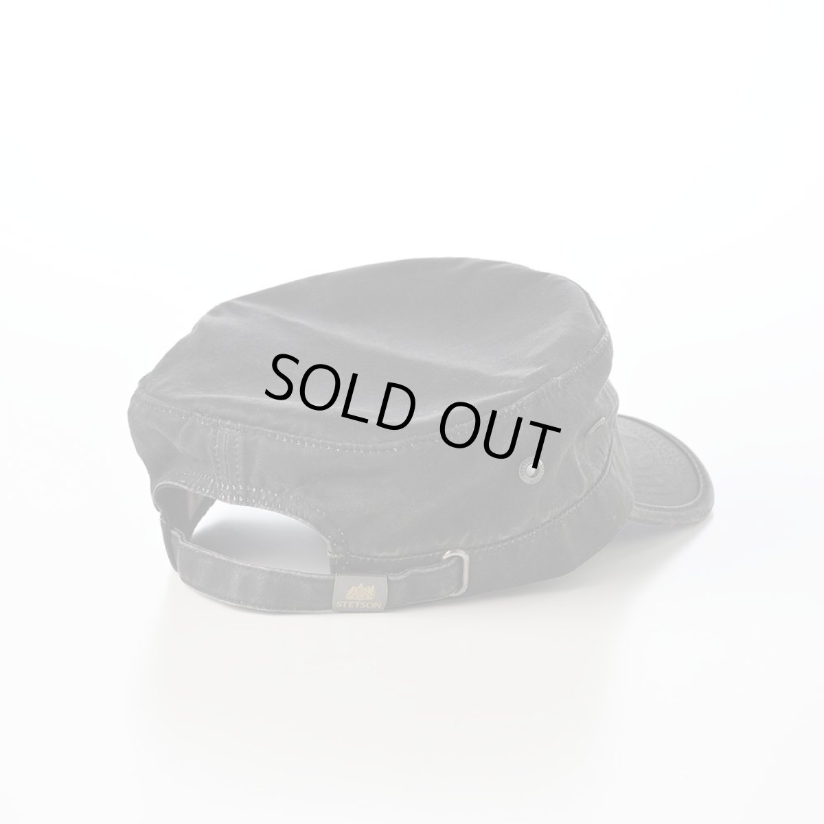 画像2: ARMY DE GAULLE CAP（アーミー ドゴールキャップ） ST284EU ブラック (2)