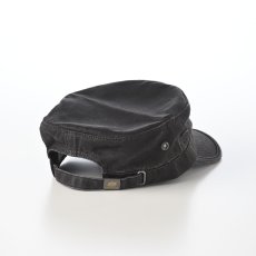 画像2: ARMY DE GAULLE CAP（アーミー ドゴールキャップ） ST284EU ブラック (2)