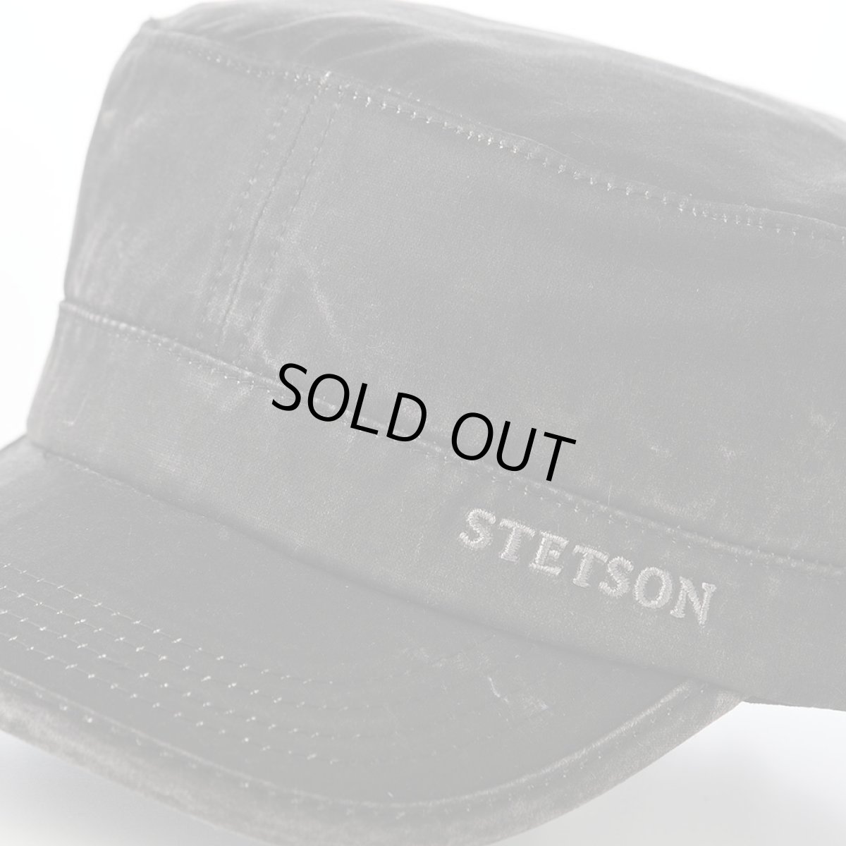 画像3: ARMY DE GAULLE CAP（アーミー ドゴールキャップ） ST284EU ブラック (3)