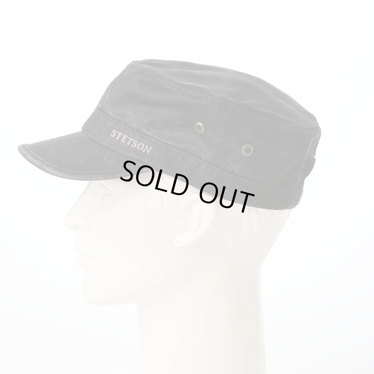 画像6: ARMY DE GAULLE CAP（アーミー ドゴールキャップ） ST284EU ブラック (6)