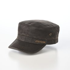 画像1: ARMY DE GAULLE CAP（アーミー ドゴールキャップ） ST284EU ブラウン (1)