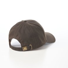 画像2: BASEBALL CAP WAXED COTTON（ベースボールキャップ ワックスドコットン） ST306EU ダークブラウン (2)